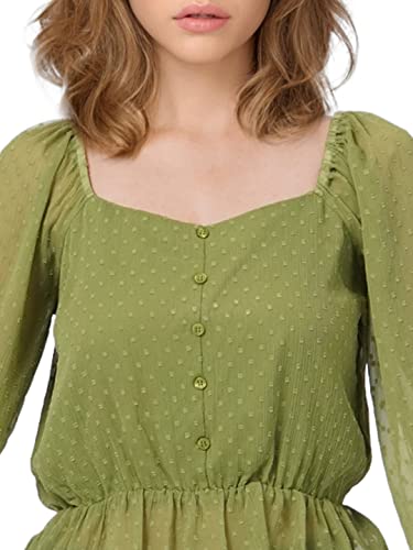 Image of Only Women's Regular T-Shirt (15280899-Cedar Green Cedar M)