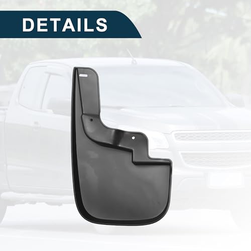 Image of Mud Flap Splash Guard for GMC Canyon 2015-2019 Durable | Front & Rear Side Mudflaps with Mount Accessor 1 Set