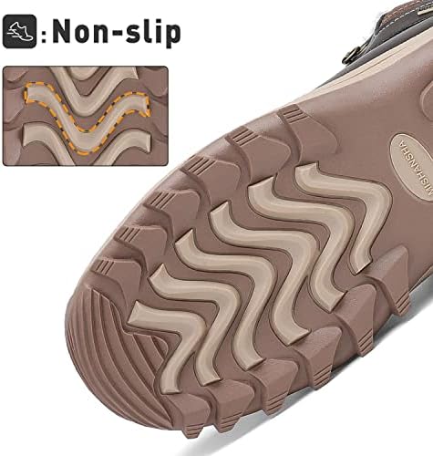 Mishansha Winter Hausschuhe - Mit Harter Sohle & Plüschfutter