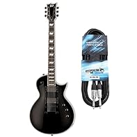 Colour: Black, Body: Mahogany, Pao-Ferro Fingerboard Glued Mahogany Neck 3 Piece, Neck Shape: Thin-U, Frets: 24XJ Extra Jumbo Frets Bridge pickup: EMG 81, neck pickup: EMG 60 3-way switch, grover machine heads + Keepdrum jack cable