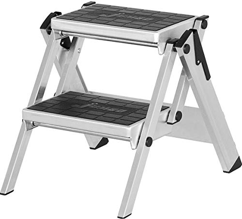 Hymer Sicherheitstreppe ohne Bügel (stabile Bauweise, mit rutschsicherem Gummibelag, Standhöhe 45 cm) 606002 Hymer Sicherheitstreppe ohne Bügel (stabile Bauweise, mit rutschsicherem Gummibelag, Standhöhe 45 cm) 606002