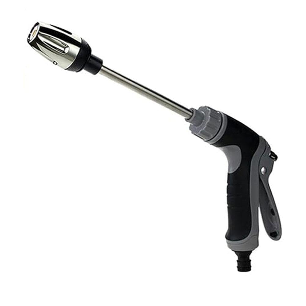 Ausziehbarer Hochdruckreiniger Für Gartenschlauch – 2-in-1 Mit Verstellbarer Länge (45,7–81,3 Cm), Zwei Düsen (Fächer & Linear), Aluminium-Griff, Für Auto, Fenster, Garten