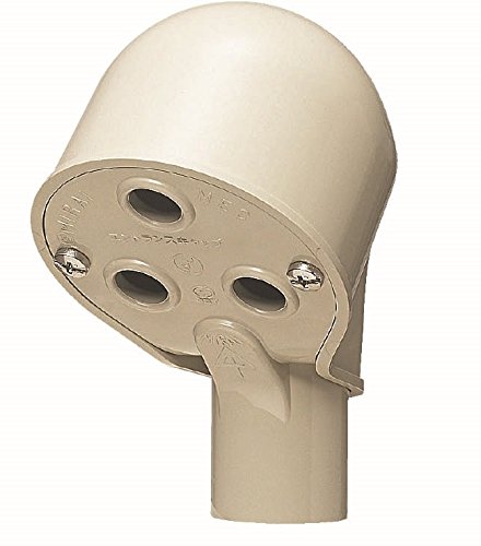 Mirai Industry MEC-16F Entrance Cap for PF Pipes, Miraflex 16, Beige, Price of 1 Piece