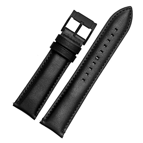Sangle de chape 20mm noire réparer fixation cassée montre Fossil FS5380 ME3099 BQ2363