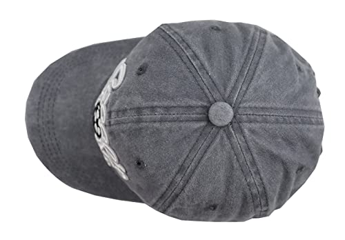 Image of Distressed Soccer Mom Baseball Cap for Women, Adjustable Washed Embroidered Sun Hat for Mama