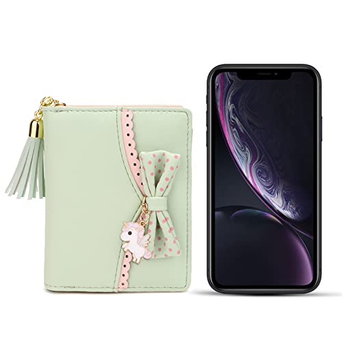 Uto Wallet For Girls Cute Unicorn Bowknot Women Coin Purse Card Bill Holder Organizer #TOP4
