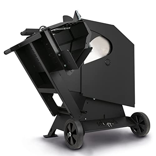 Scheppach Wippsäge Wox D700 Black Edition- 400V 7500W | 700mm HW-Sägeblatt 42Z | 250-1500mm Schnittlänge | Schnitt-Ø: 250mm | inkl. Wippenverlängerung & Fahrvorrichtung | Brennholzsäge