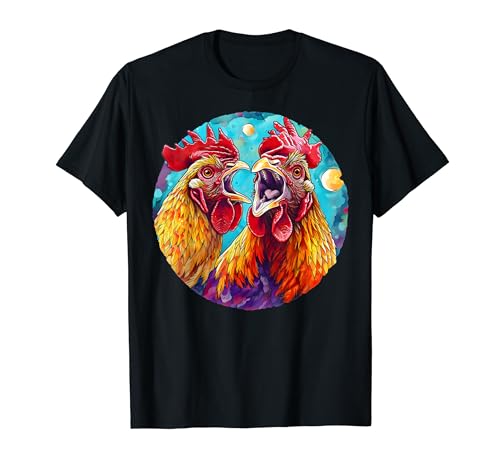Conjunto de gallinero y gallinero de granja Camiseta