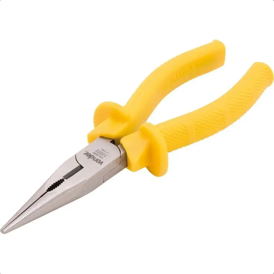 Vonder, Alicate Bico Meia-Cana Reto 6", Com Isolação Até 1.000 V.