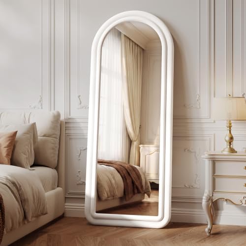 Image of Koonmi 63 inchx24 inch Arched Full Length Mirror, Floor Mirror with Stand