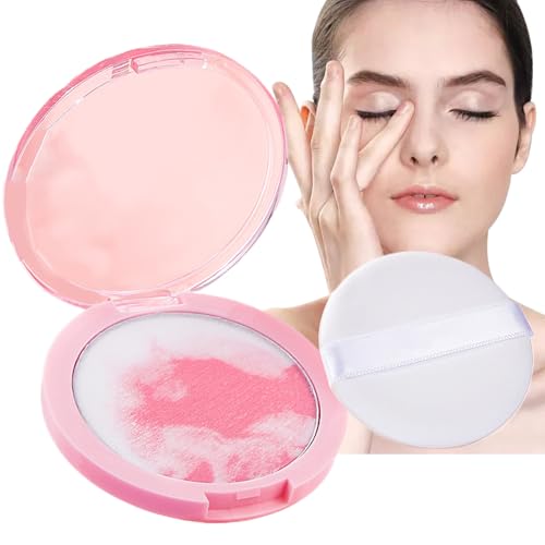 Polvo comprimido compacto | Base natural con durabilidad duradera, lápiz corrector impermeable de larga duración, maquillaje neutralizante para pieles maduras, uso diario, apto para viajes