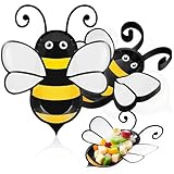 meekoo Bee Party Paper Plates Bee Theme Party Decorations for Dinner Dessert Picnic Birthday Wedding