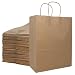 Duro ID# 87124 Missy Shopping Bag 60# 100% Recycled Natural Kraft 250pk 10 x 5 x 13