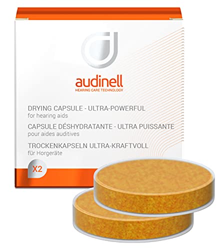 2 Pack Extra Drying Tablets for Audinell Dry Cup | Large (63mm) Replacement Desiccant Capsules