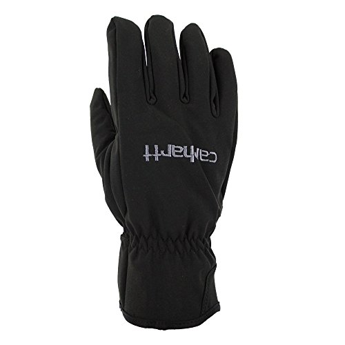 Carhartt Men's C-Grip Softshell High Dexterity Vibration Reducing Glove, Black, Small/Medium