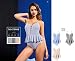 Traje de baño de una Pieza para Mujer Traje de baño con...