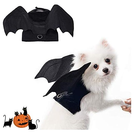Pet Bat Wings, Disfraz de Halloween, alas de murciélago, Disfraces para Mascotas, Perros medianos
