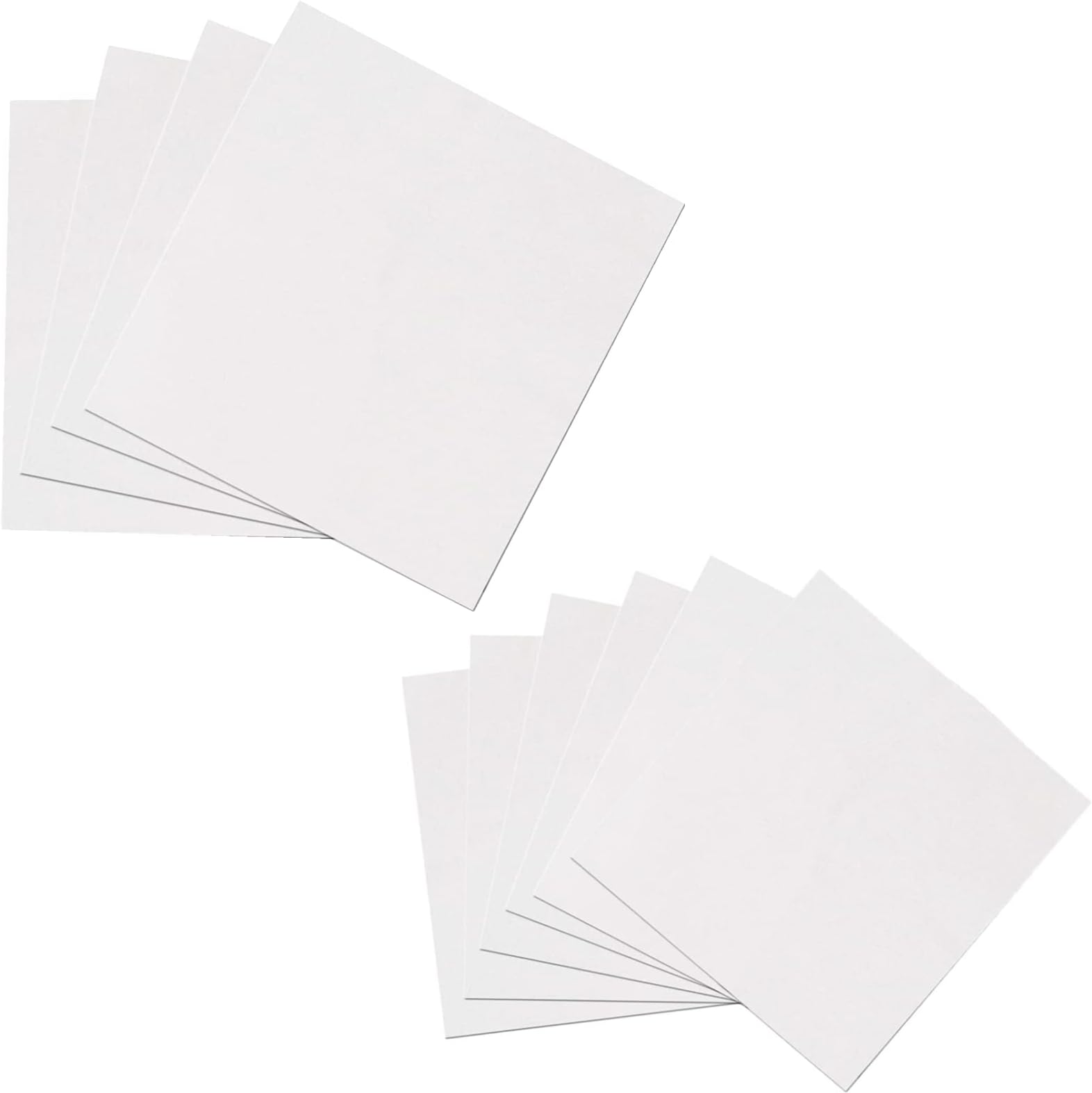 10 Pieces White Cotton Fabric Embroidery Fabric Cotton for Embroidery Garment Craft Flower Pot Decoration Cross Stitch Cloth,6 Pieces 7.9 Inch and 4 Pieces 11.8