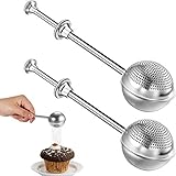 ✿ [Qualitätsbackwerkzeuge] Ein unverzichtbares Werkzeug für professionelle und private Bäcker und Konditoren. Es kann Ihnen helfen, Mehl, Puderzucker, Maismehl, Gewürze gleichmäßig zu verteilen und Desserts schnell zu backen oder zu dekorieren, ohne Lebensmittel zu verschwenden.
