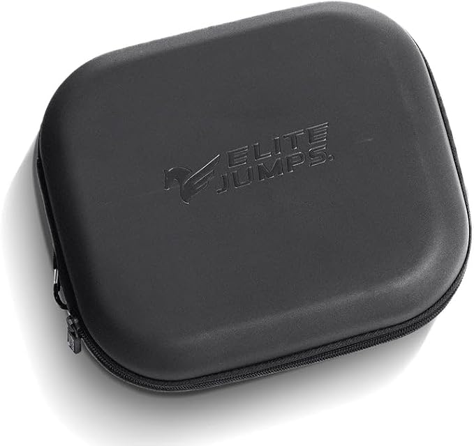 Elite Jumps - Jump Rope Carry Case - Fits All Elite Jumps Ropes & Other Small Items - Metal Clip - Moisture & Scratch-Resistant - Durable & Versatile - 7.87” x 6.3” x 2.75”