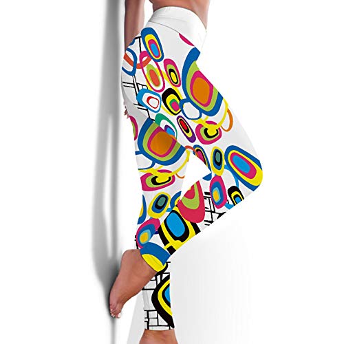 Leggings esportivas para mulheres, estampa de exercícios, calças femininas de levantamento de quadri