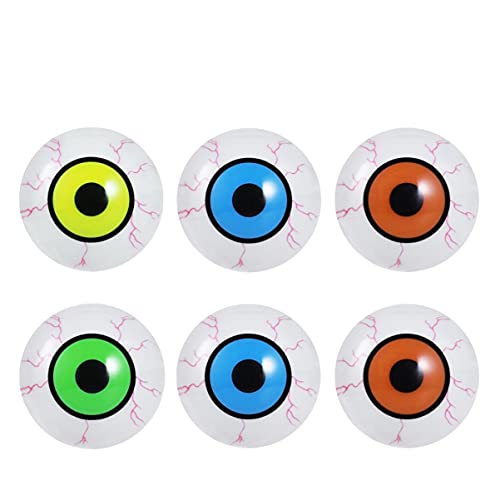 Luoem Halloween Eyeballs Led Light Up Scary Eyeballs Halloween Horror Props Costume Plastic Eyeballs For Halloween Party Coplay Supplies,Pack Of 6 #TOP14