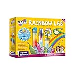 Galt Rainbow Lab - Explore & Discover Childrens Science Kit - 12 Science Experiments for Kids, Colourful Crystals - STEM Toys & National Curriculum Compatible - Gifts for Boys & Girls Ages 5 P