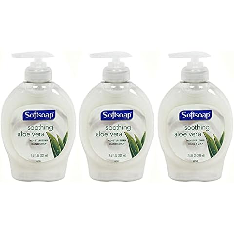 Softsoap Soothing Aloe Vera Moisturizing Hand Soap, 7.5 Ounce (Pack of 3) Cover