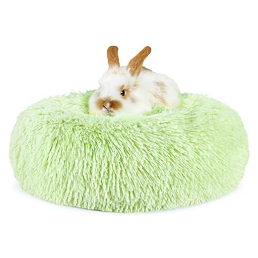 Bunny Bed for Rabbits, Warm Rabbit Bed Small Animal Beds for Guinea Pig, Chinchilla, Chipmunk, Squirrel, Bunny Beds Mat Nest, Green