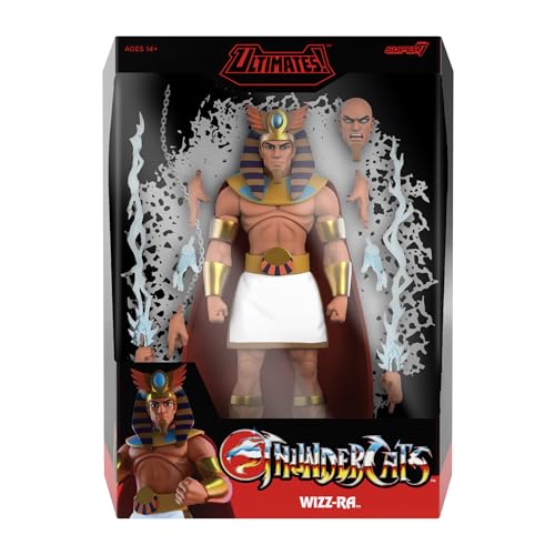 Image of Super7 ULTIMATES! Thundercats Wizz-Ra - 7 inch Thundercats Action Figure with Accessories - Classic Cartoon Collectibles and Retro Toys