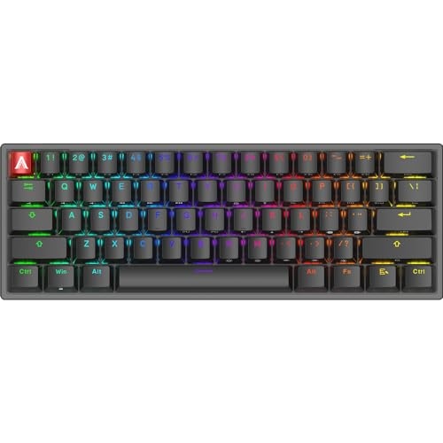 Teclado Mecânico Gamer AGON AGK600 Cherry MX Red Switch Hot-Swappable US RGB 360° com desi...