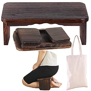 Folding-Yoga-Meditation-Bench-Perfect-Wooden-Kneeling-Stool-Ergonomic-Kneeling-Meditation-Yoga-Bench-with-Locking-Hinges-for-Tea-Ceremony-Yoga-Praying-Deep-Meditation-Bench-Black