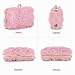 Imagen de Syrads Bolsos de mano florales para mujer Clutches de noche de verano formales con cadena desmontable para boda