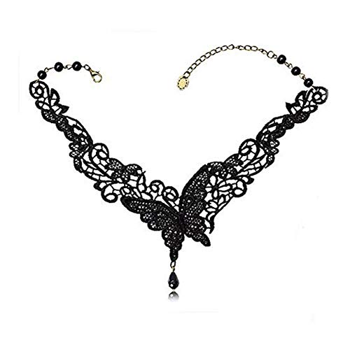 Collier ras de cou papillon pour sublimer une robe de soirée chic