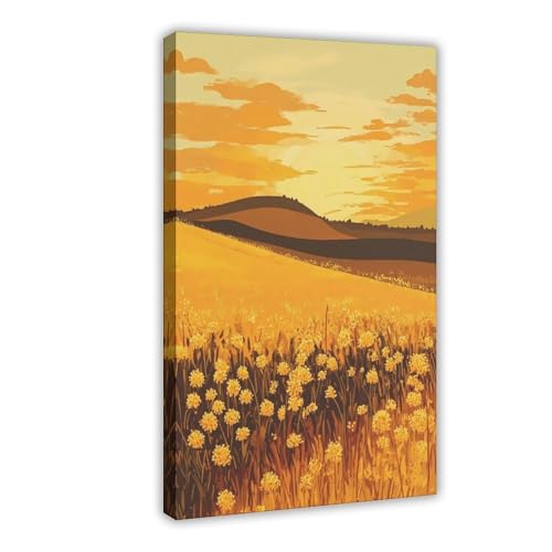 Tableau Goldenrod 61x91 cm : impression sur toile haute définition