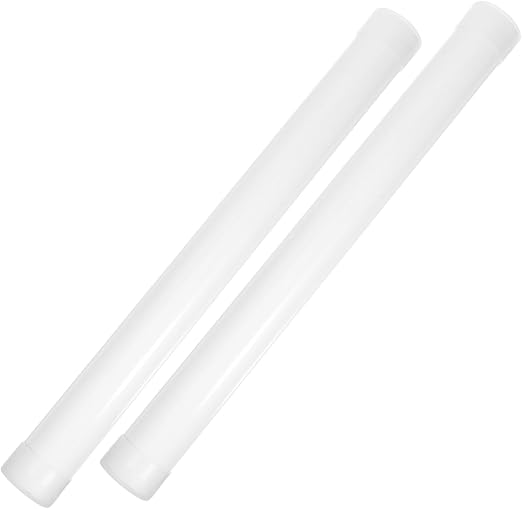 BCOATH 2pcs Pvc White Drawing Case Wrapping Supply