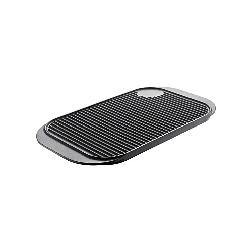 Berndes 034120 Cast Iron Grill Plate, 48.5 x 26.5 cm Black
