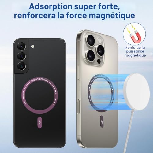 Unikeen Anneaux Magnétiques Téléphone, Lot de 6 Ultra Fin Anneau Aimant – vue 4