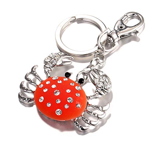 Preisvergleich Produktbild GMTEXTILES Resin Crab Key Ladies Bag Anhänger Schlüsselbund Weihnachtsschmuck Auto Schlüsselring