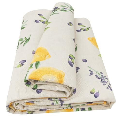 emmevi Tela decorativa Shabby Chic multiusos para sofá de algodón granfoulard rústico, manta de picnic, 260 x 280 cm