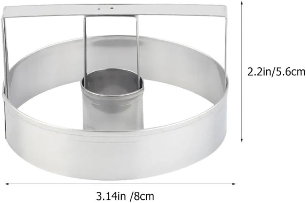 2pcs Stainless Steel Biscuit Making Mold for DIY Household Baking
