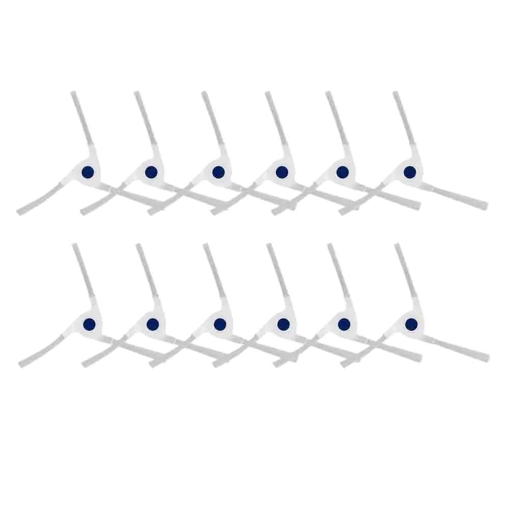 Zbcjdiunbx 12Pcs White Side Brush，Compatible For Deebot，X2 X2pro X2 Ommi