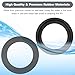 Premium RV Toilet Seal Kit-385311658 Flush Ball Seal Gasket Replacement-fit for Dometic 300/310/320, High-Grade Rubber, 2-Pack, Leakage-Solving Solution,2 Pack prime&swift