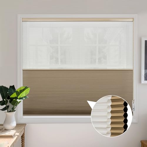 Adliy ツインハニカムシェード チェーン式 ツインハニカムスクリーン 1級遮光 ツインハニカムカーテン おしゃれ オールシーズン 幅64~250cm/丈?300cm オーダーメイド 遮熱 防音 防寒 断熱 UVカット 省エネ カーテンレール取り付け レ