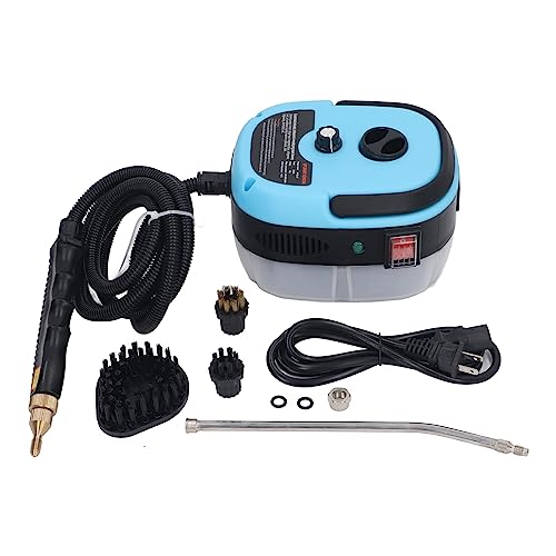 High Pressure Portable Steam Cleaner, 2500W, 3bar, 105?, for Car Furniture Cleaning Machine with Safety Features (US Plug 110V)