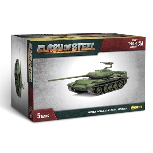 Clash of Steel: Tabletop Tank Battles - Soviet T-54-1 Company