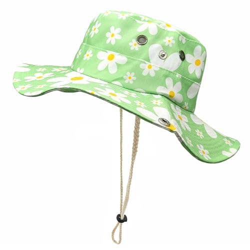 Image of Wide Brim Bucket Hat for Women Girl Men Boy
