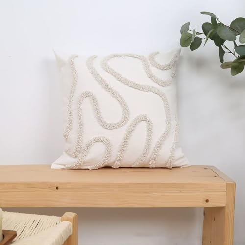 Housse de coussin pour canapé bohème avec fermeture éclair Luxurys