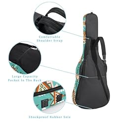 Housse de guitare rembourrée en tissu Oxford épais avec boucle de suspension et sangle de cou Camel Caravan Through Desert, Multicolore 4., 42.9×16.9×4.7 in, Sac de transport tendance pour guitare - Les Beatles, Paul McCartney, John Lennon, RIngo Starr, George Harrison Housse de guitare rembourrée en tissu Oxford épais avec boucle de suspension et sangle de cou Camel Caravan Through Desert, Multicolore 4., 42.9x16.9x4.7 in, Sac de transport tendance pour guitare – Image 3