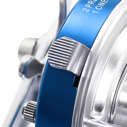 Round Baitcasting Reel Left Hand 2BB+1RB Fishing Baitcasting Reel 4.2:1 Gear Ratio Beach Casting Reel For Catfish Salmon Eel Striped Bass Tuna and Inshore and Deep Sea Fishing (Blue) - Image 8